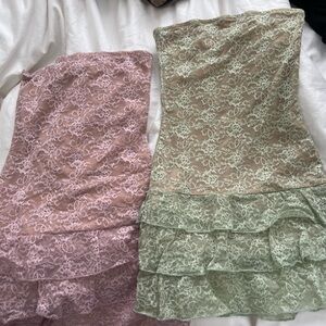 2 edikted scarlet dresses